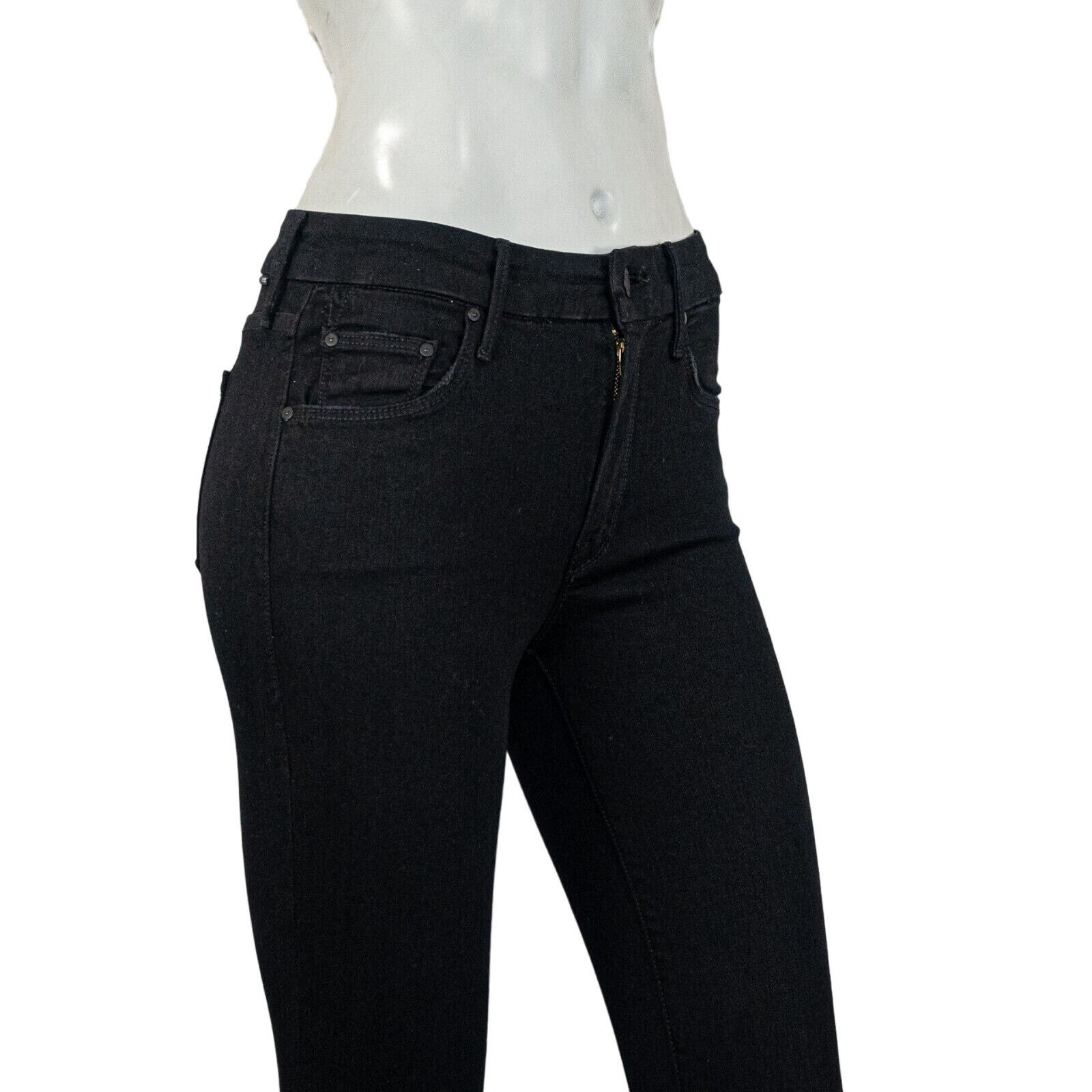 MOTHER MOTHER Denim The Looker Jeans in Black Not Guilty Size 24 Size 24" / US 00 / IT 34 - 11 Thumbnail