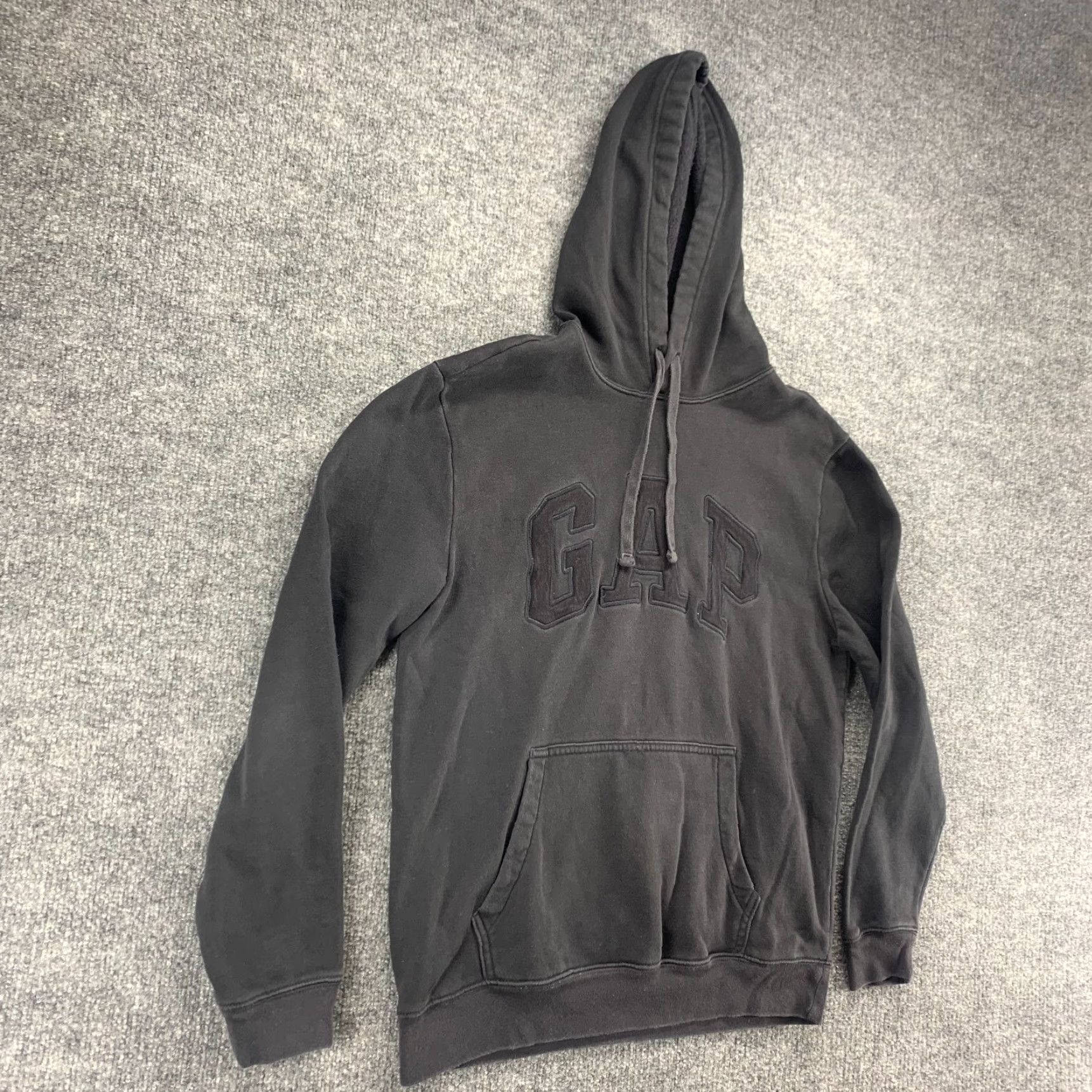 Gap Gap Hoodie Mens Medium M Black Pullover Pocket Active Cotton Polyester Casual Size US M / EU 48-50 / 2 - 2 Thumbnail