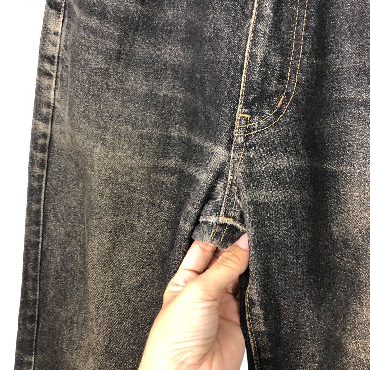Japanese Brand Warehouse High Rise Straight Leg Jeans Faded Washed Denim Size US 30 / EU 46 - 18 Thumbnail
