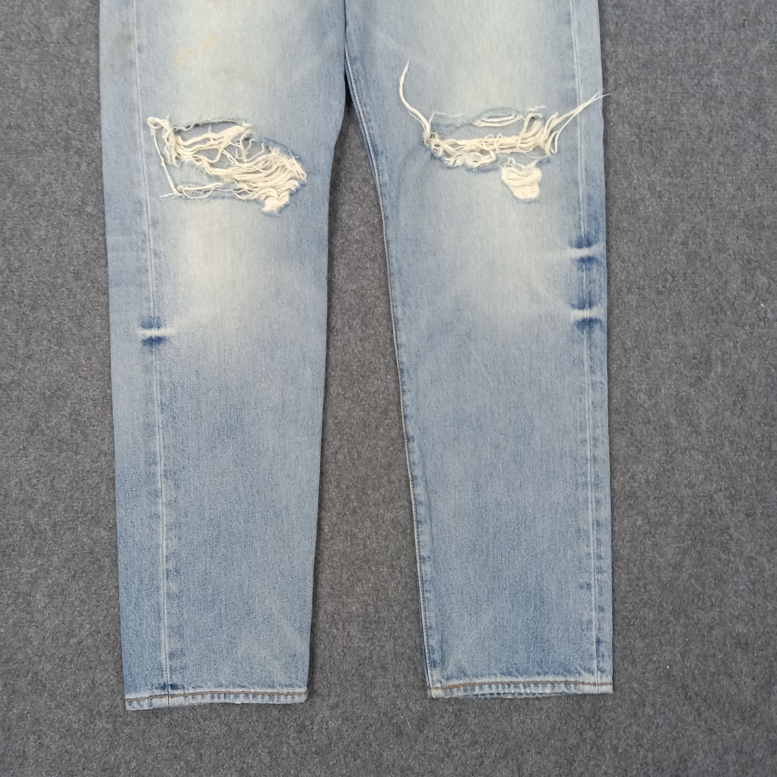 Levi's Levi's 501 American Distressed Style Denim Jeans c235n35 Size US 32 / EU 48 - 3 Thumbnail