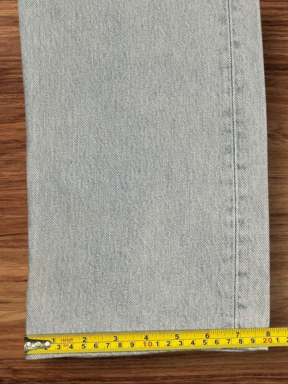 Levi's × Levi's Vintage Clothing Vintage 90s Levi’s 501 Light Blue Washed Button Fly Jeans Size US 33 - 19 Thumbnail