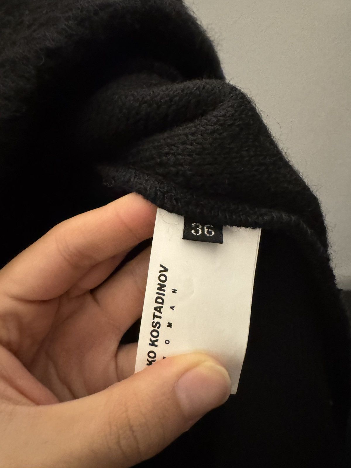 Kiko Kostadinov kiko kostadinov24aw SONIA knitting top sweater dress Size XS / US 0-2 / IT 36-38 - 4 Thumbnail