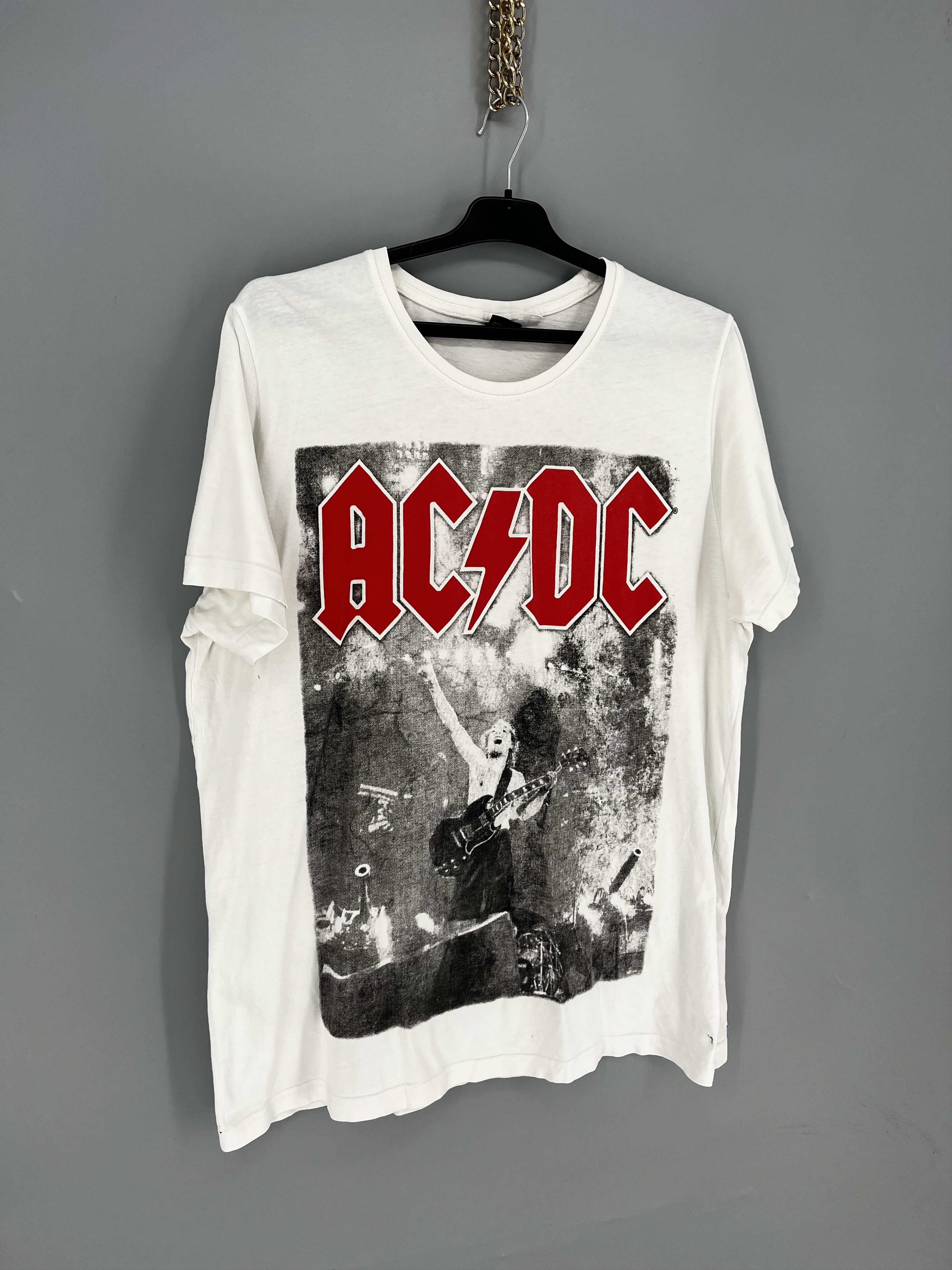 Band Tees VINTAGE 90 AC/DC TEE HORROR FACE VAMPIRE OPIUM BAND ROCK Size US XL / EU 56 / 4 - 2 Thumbnail