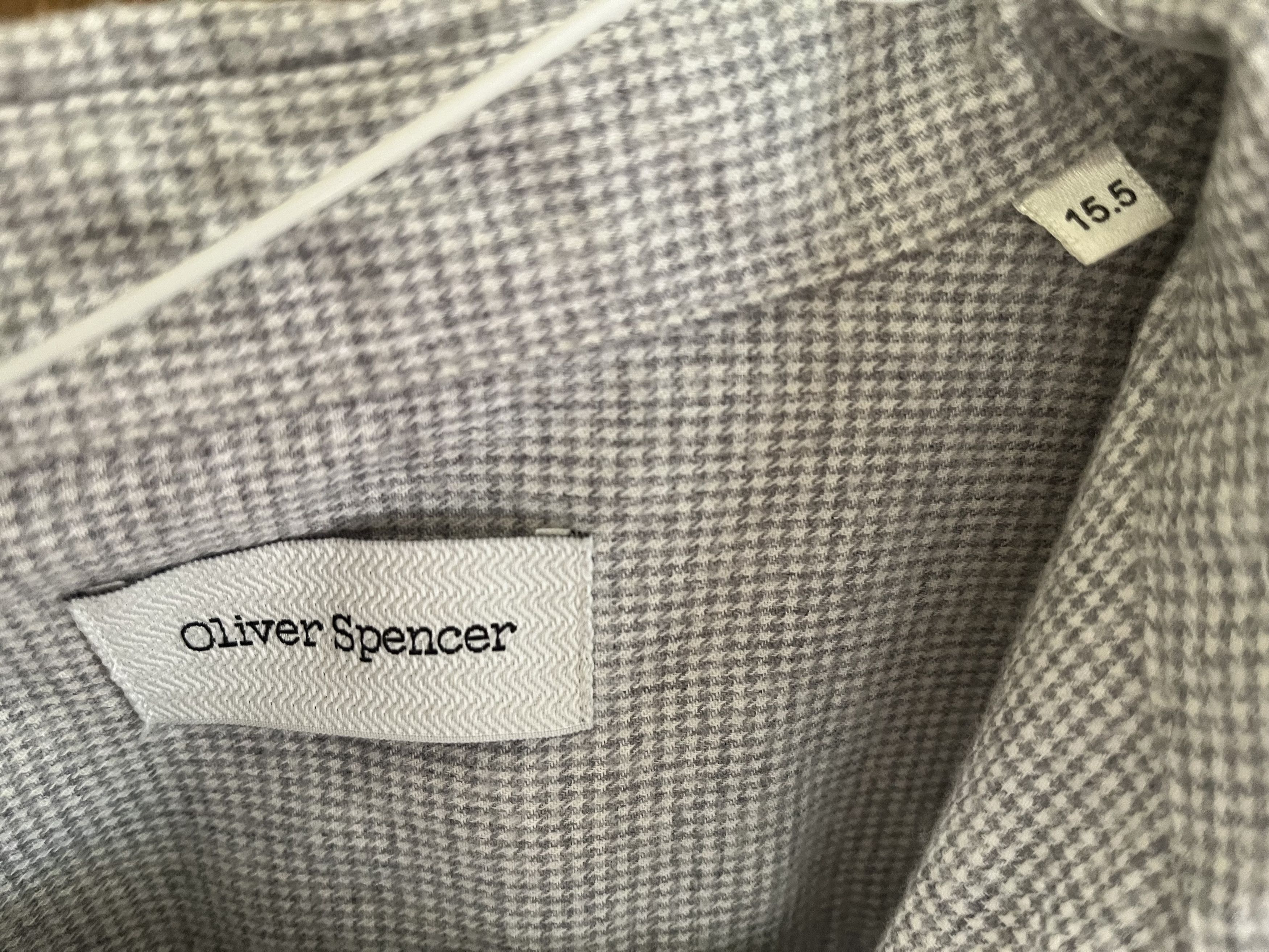Oliver Spencer Clerkenwell Tab Shirt - Drummond Grey Size US M / EU 48-50 / 2 - 8 Thumbnail