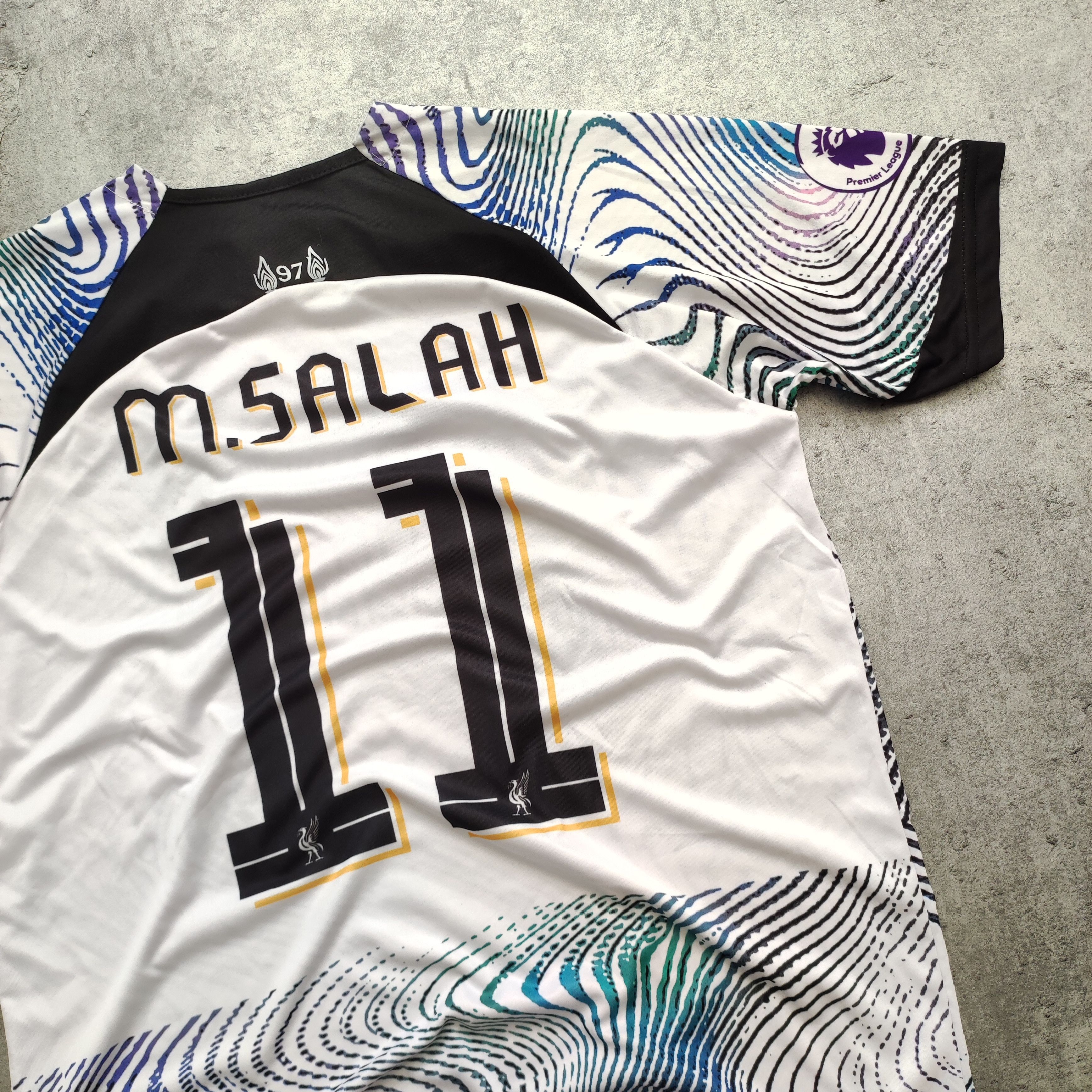 Nike RARE 2022/23 Nike x Liverpool FC #11 Salah Away Jersey Size US M / EU 48-50 / 2 - 11 Thumbnail