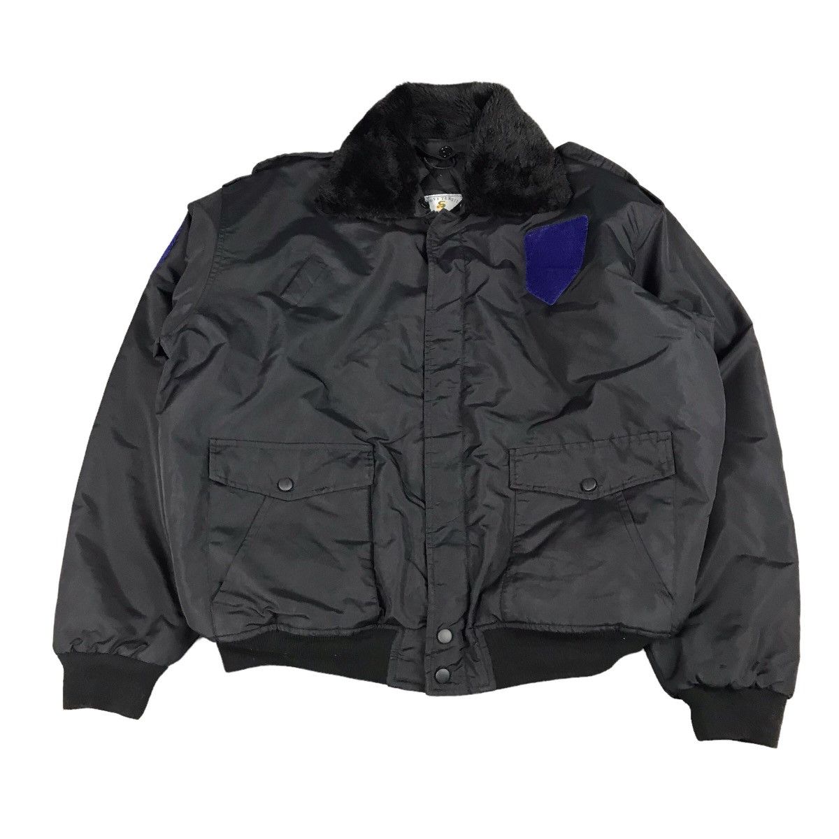 Japanese Brand BOMBER JACKET SAFETY TEXTILE MA-1 STYLE JACKET Size US L / EU 52-54 / 3 - 1 Thumbnail