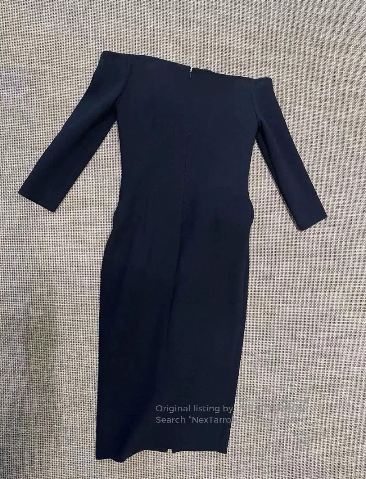 Oscar De La Renta Oscar de la Renta Black Off-Shoulder Dress. Size M / US 6-8 / IT 42-44 - 2 Thumbnail