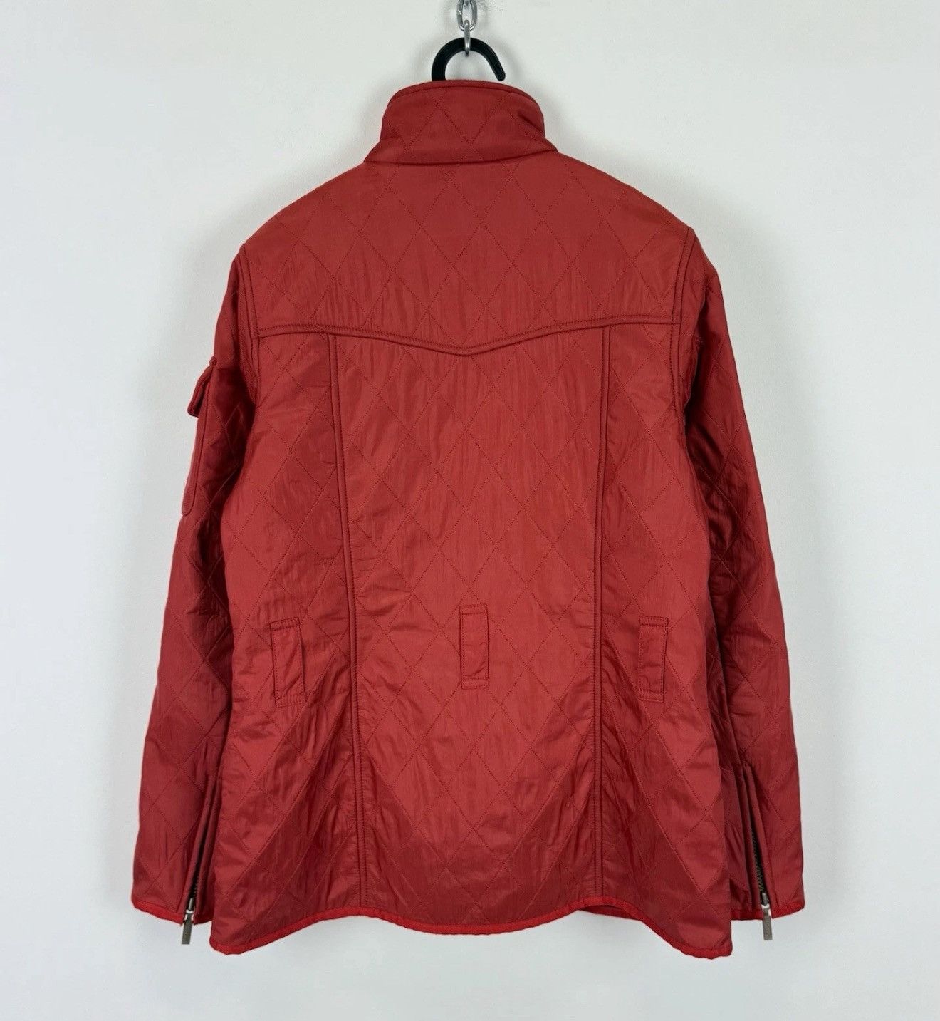 Barbour Barbour International Quilted Full Zip Jacket Women’s Red Size M / US 6-8 / IT 42-44 - 17 Thumbnail