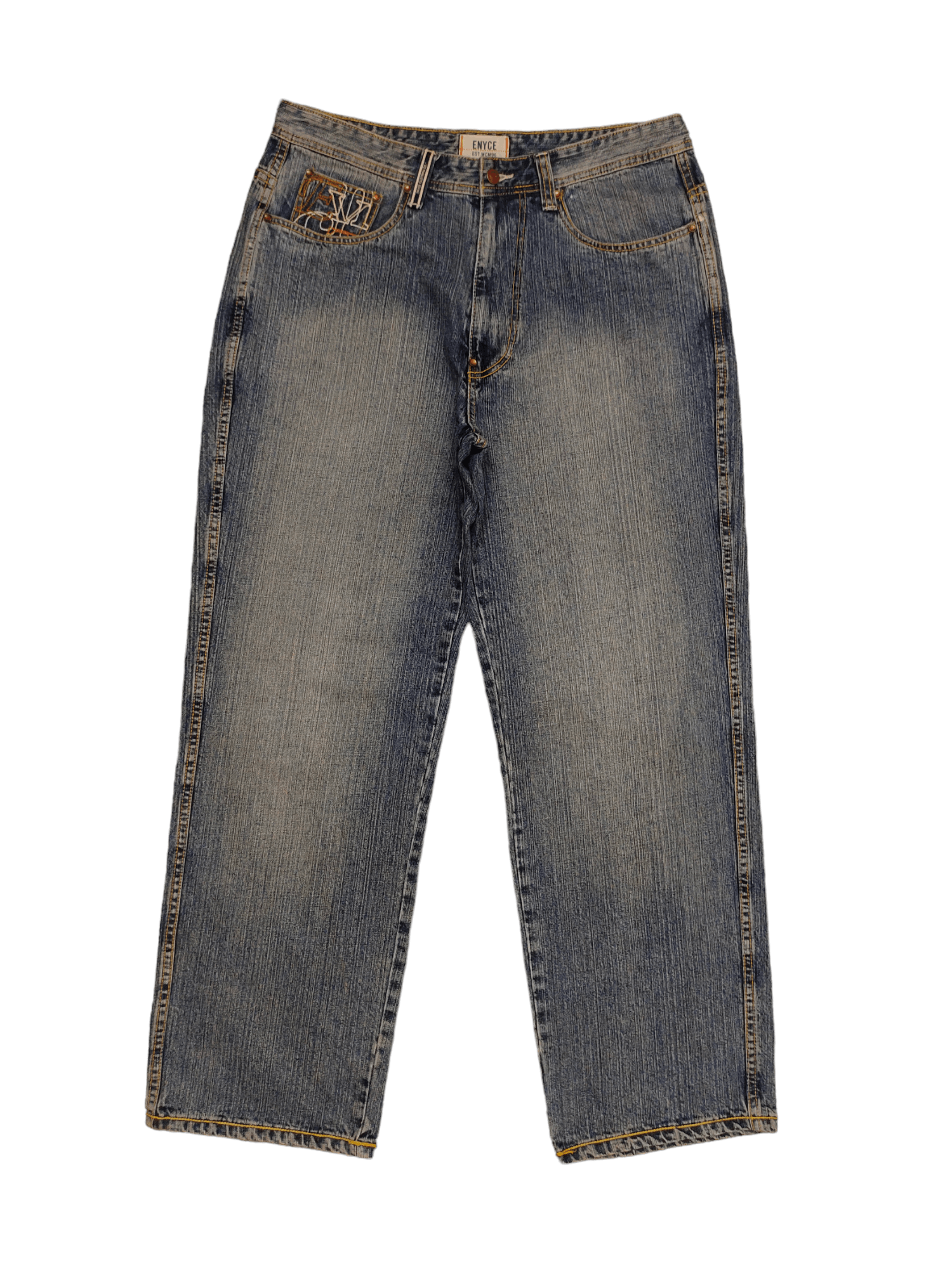 Enyce Baggy Jeans Enyce Denim Wide Loose Y2k Streetwear Jnco Size US 36 / EU 52 - 9 Thumbnail