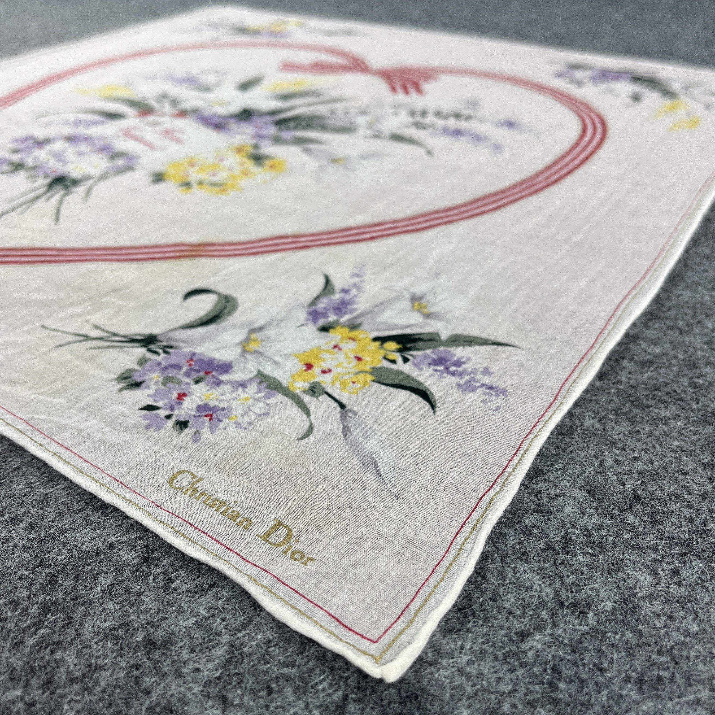 Vintage Christian Dior Handkerchief / Bandana / Neckerchief B138 Size ONE SIZE - 6 Thumbnail
