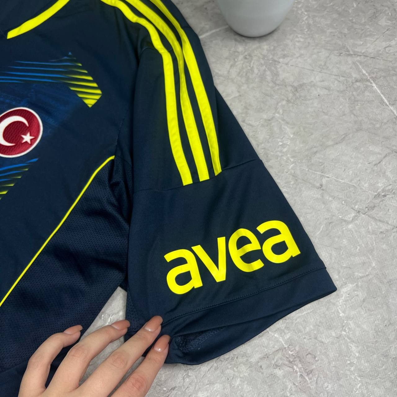 Adidas Adidas Fenerbahce 2013/2014 Third Football T-Shirt Soccer Size US XXL / EU 58 / 5 - 8 Thumbnail