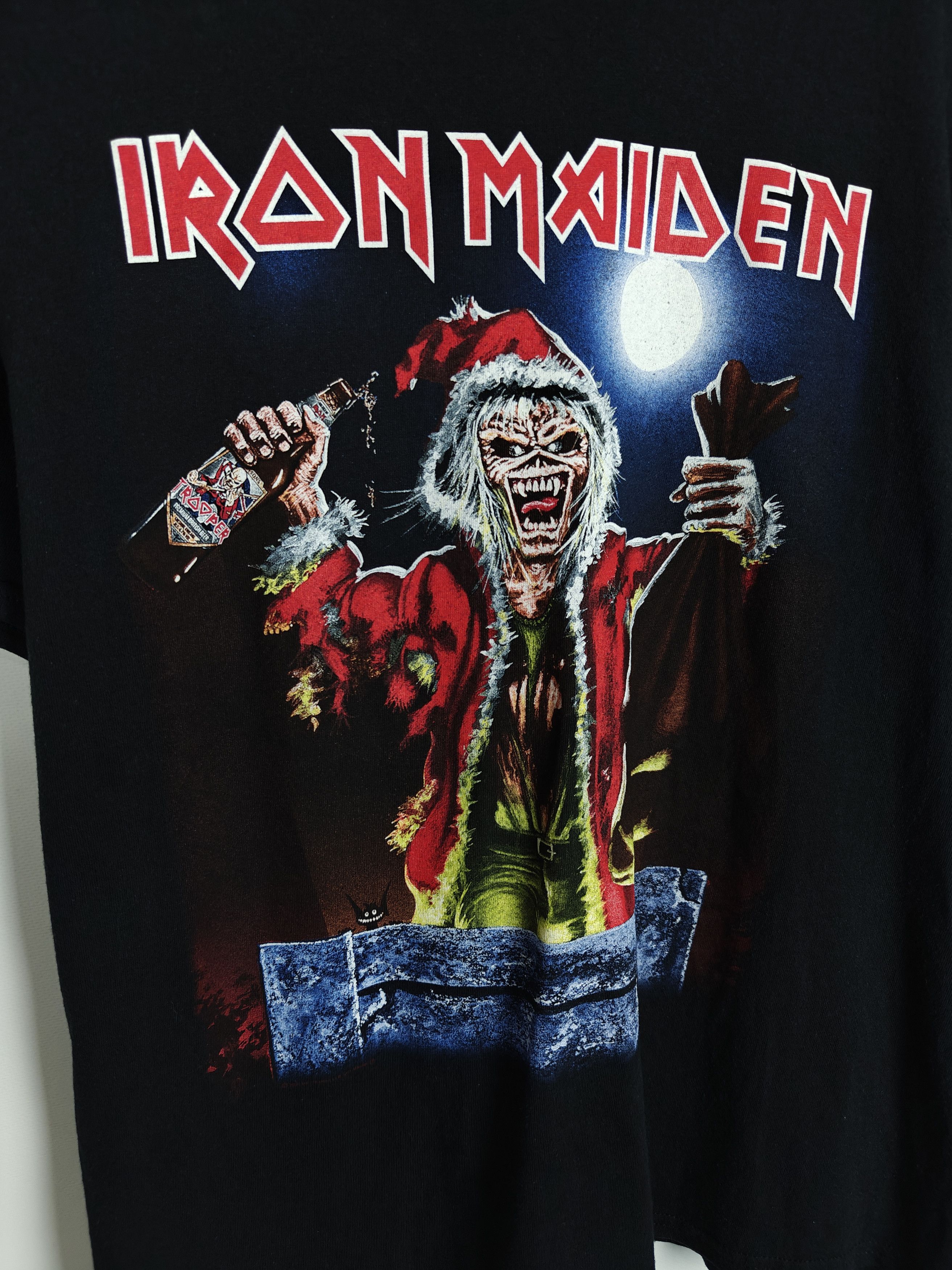 Iron Maiden Iron Maien Rock T-Shirt Merch Tee Santa Zombie size M Size US M / EU 48-50 / 2 - 4 Thumbnail