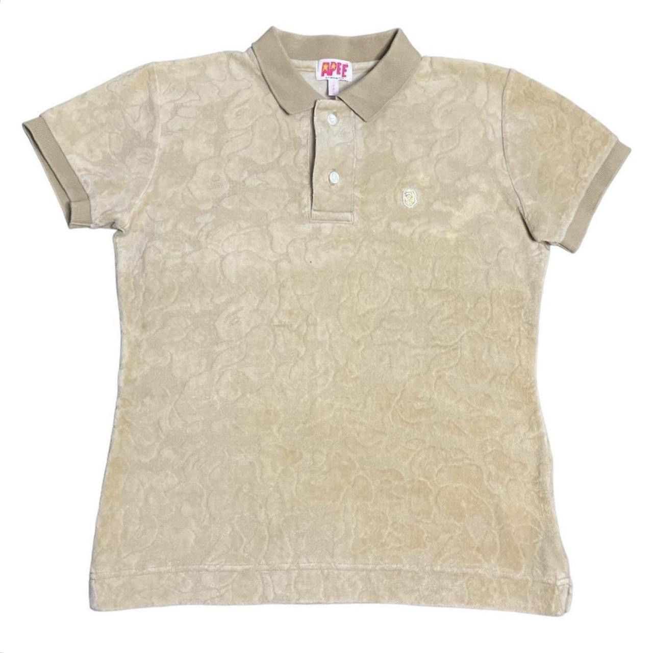 Bape bathing ape velvet camo polo Size S / US 4 / IT 40 - 3 Thumbnail