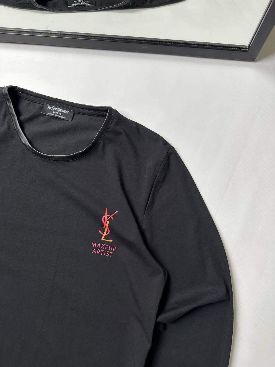 Yves Saint Laurent YSL Big Logo Beaute Uniform Mens Size M Long sleeve Tee Size US M / EU 48-50 / 2 - 4 Thumbnail