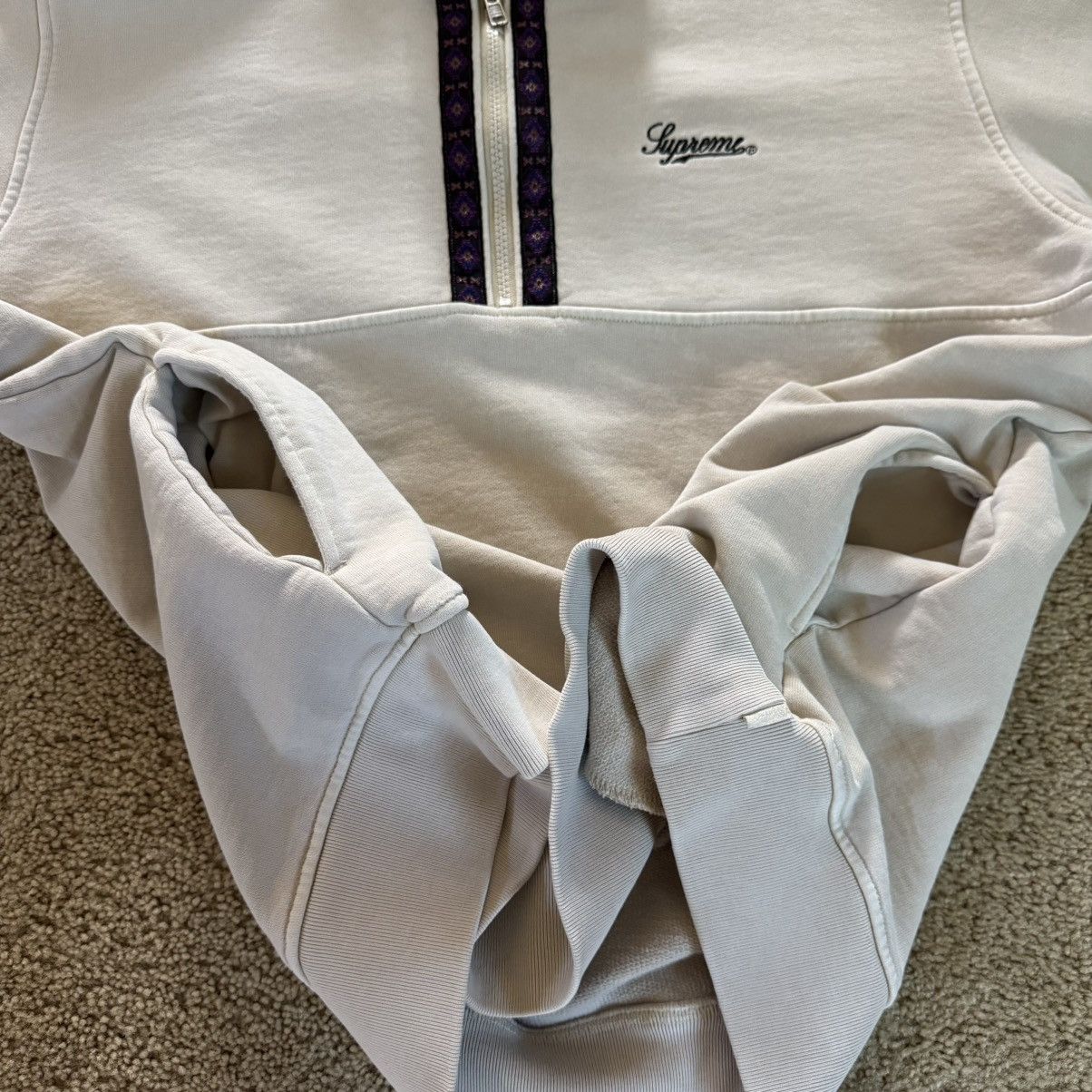 Supreme Supreme Overdyed Natural Half Zip Sweater 23x26 Size US L / EU 52-54 / 3 - 4 Thumbnail