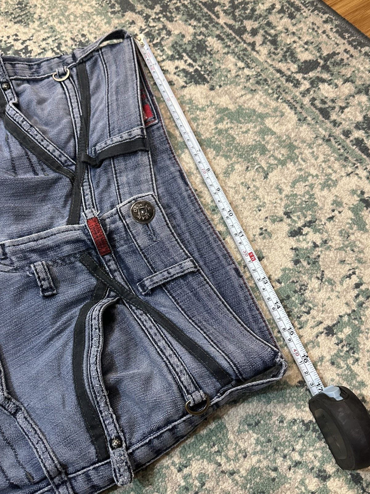 Marithe + Francois Girbaud Marithe Francois Girbaud Utility Denim Pant Size US 31 - 11 Thumbnail