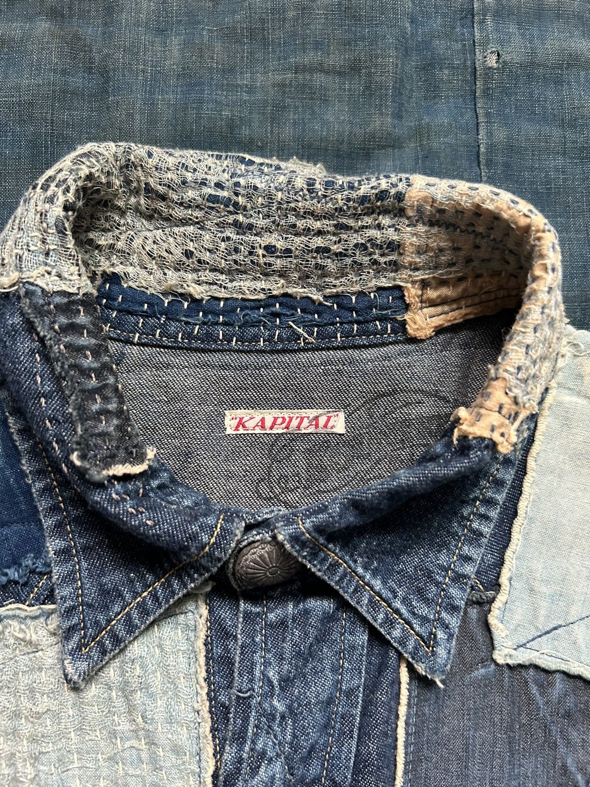 Kapital × Kapital Kountry Kapital boro patchwork western shirt kountry Size US M / EU 48-50 / 2 - 16 Thumbnail