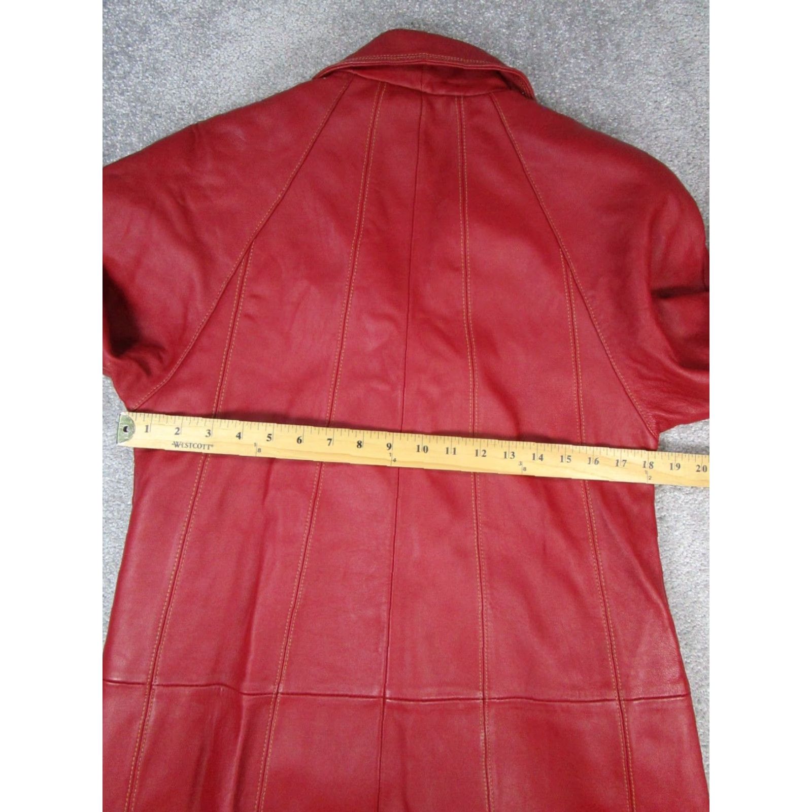 Vintage VINTAGE Tibor Leathers Coat Womens 10 Petite Red Leather Coat Women 10 Petite Red Overcoat Mens? No gender. End with Womens. Size L / US 10 / IT 46 - 7 Thumbnail