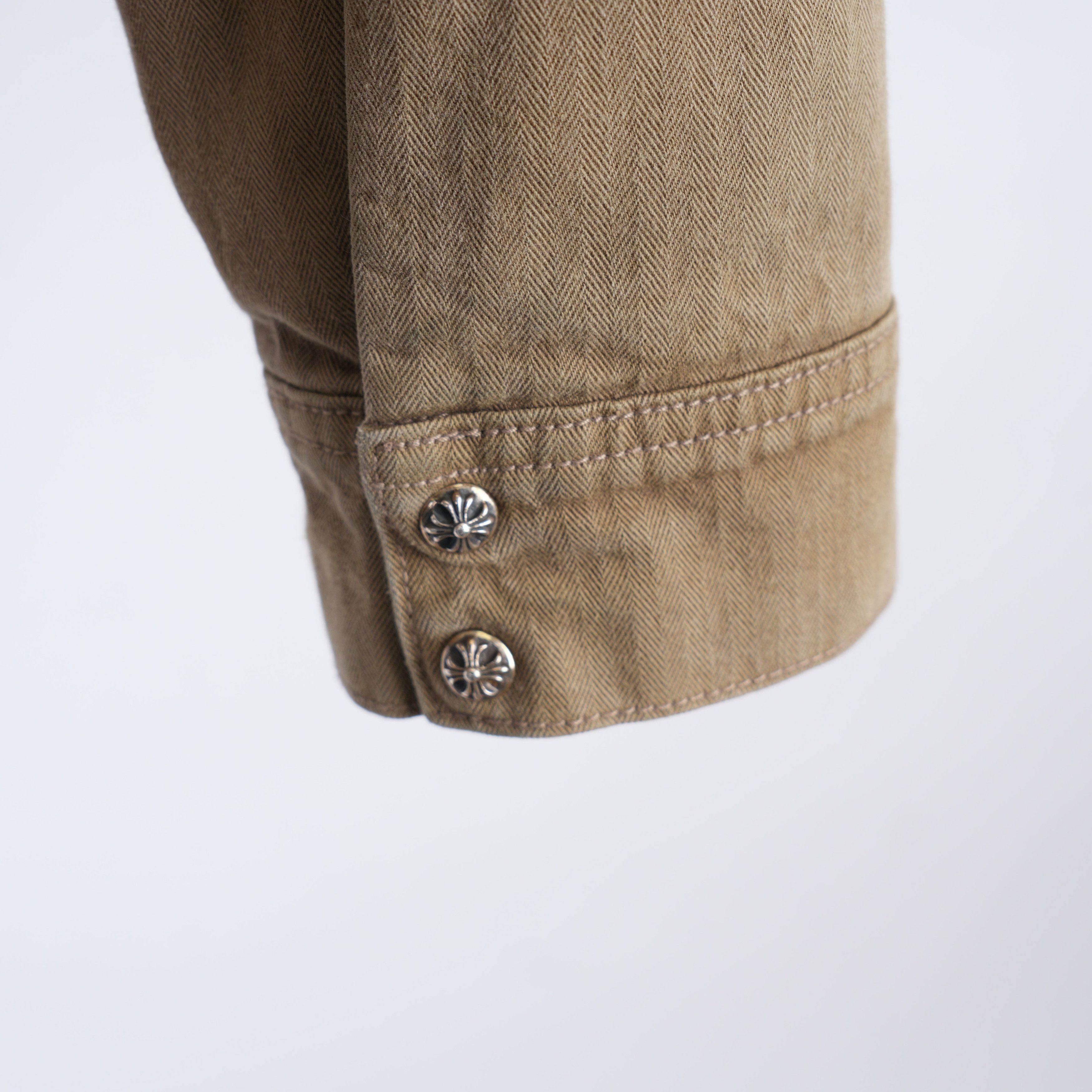 Chrome Hearts 1/1 CHROME HEARTS KHAKI WORK JACKET CROSS PATCH WITH HORSESH Size US L / EU 52-54 / 3 - 9 Thumbnail