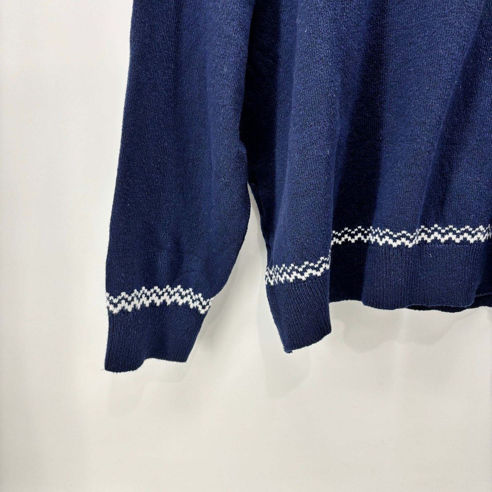 Lands' End Lands End Men's Size XL Sweater Navy Blue Bear Christmas Size US XL / EU 56 / 4 - 14 Thumbnail