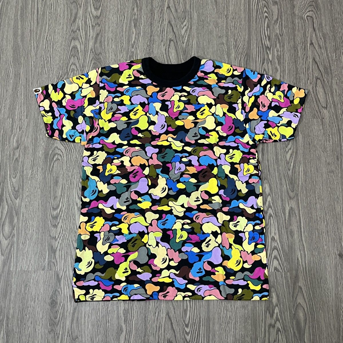 Bape Rare A Bathing Ape OG Multi Color Camo Reversible T-shirt Size US M / EU 48-50 / 2 - 2 Thumbnail