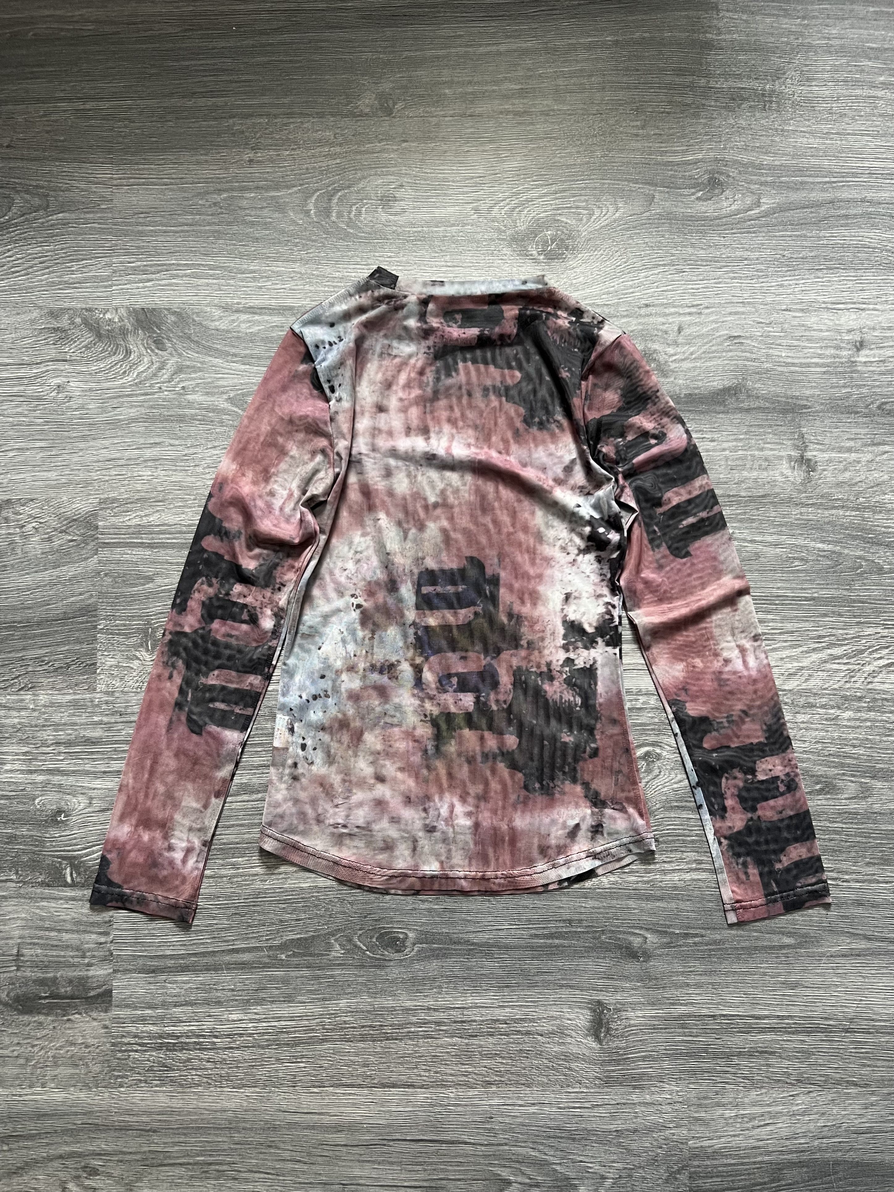 Japanese Brand Y2K mesh graphic print long sleeve Jean Paul Gaultier style Size S / US 4 / IT 40 - 2 Thumbnail