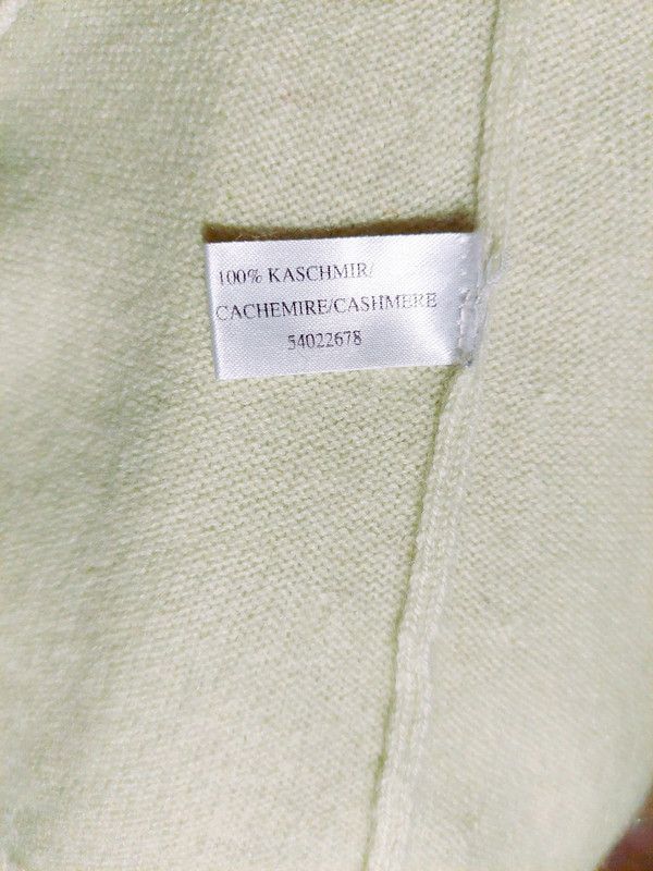 Other 100% cashmere sweater turtleneck jumper light green mint Size S / US 4 / IT 40 - 7 Thumbnail
