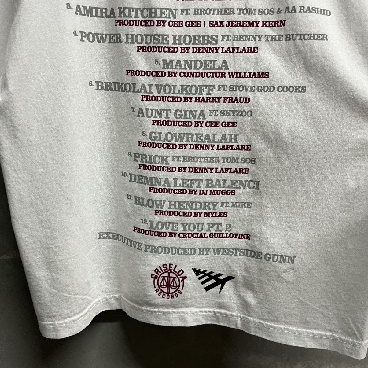 WWE Exclusive WestsideGunn 4thrope Virgil Tee Size US XS / EU 42 / 0 - 5 Thumbnail
