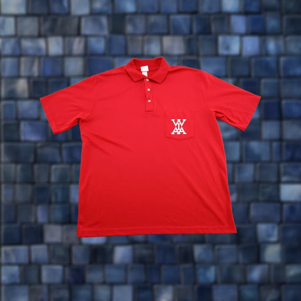 Vintage VINTAGE Hartwell Polo Shirt XL Red 90s Logo Embroidered Casual Size US XL / EU 56 / 4 - 1 Thumbnail