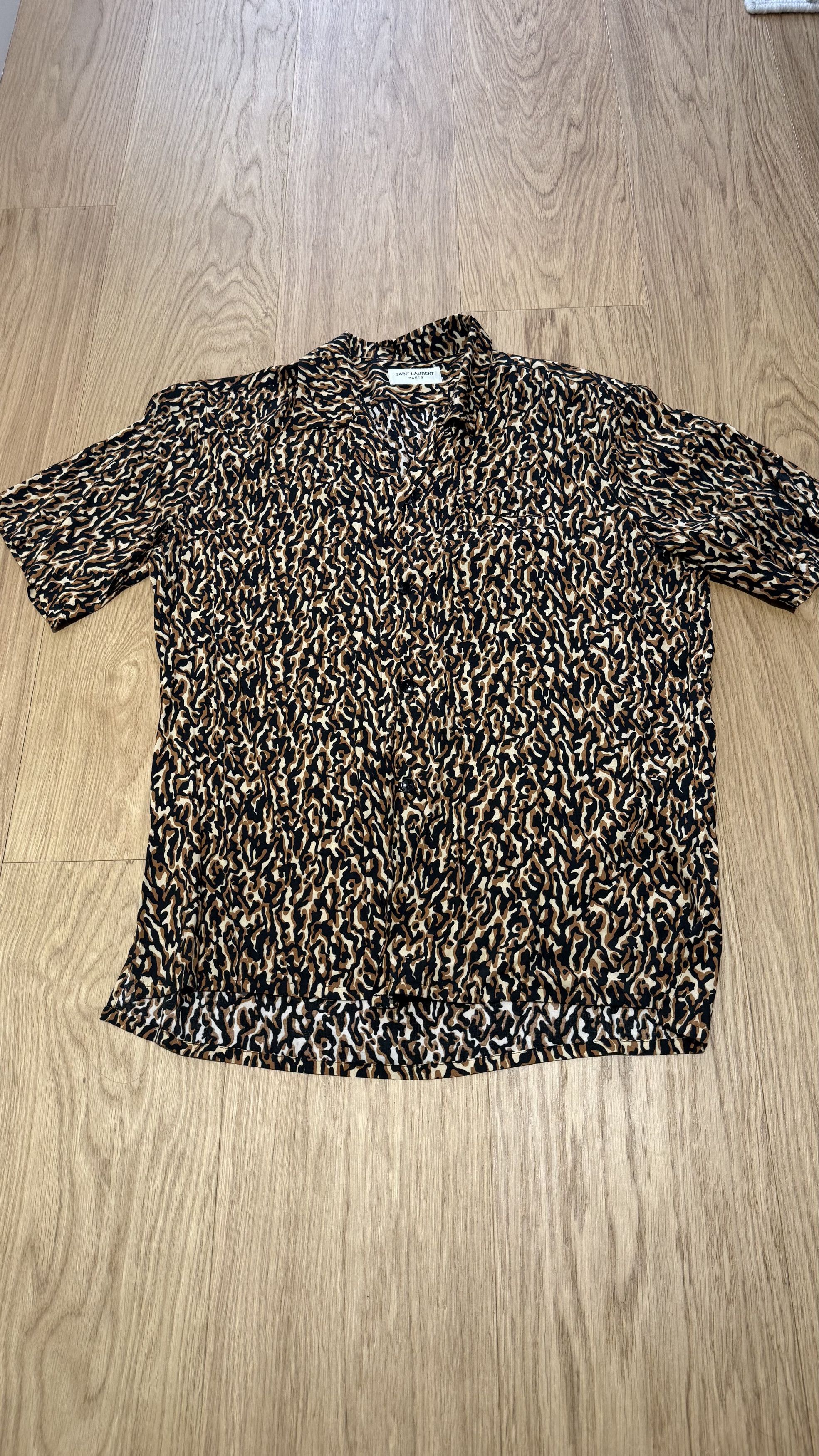 Saint Laurent Paris Saint Laurent Camo Shirt Size US M / EU 48-50 / 2 - 1 Thumbnail