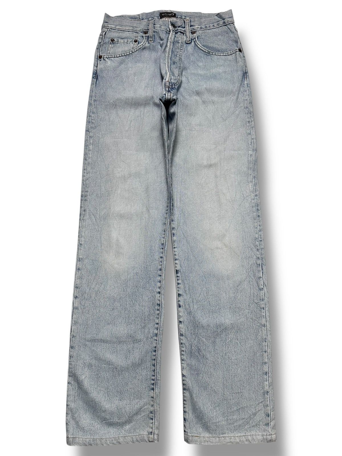 Mason's Vintage MASON’S “Silverstone” Straight Jean With Faded Wash Size US 29 - 1 Thumbnail