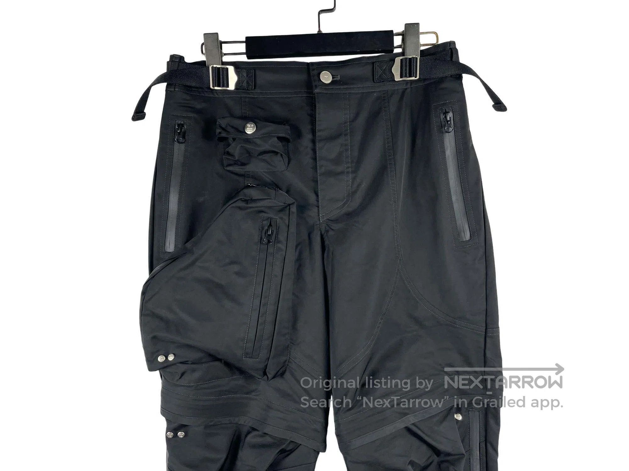 Other Far Archive size M Black Casual Zipper Cuffed Work Pants Size US 27 - 3 Thumbnail