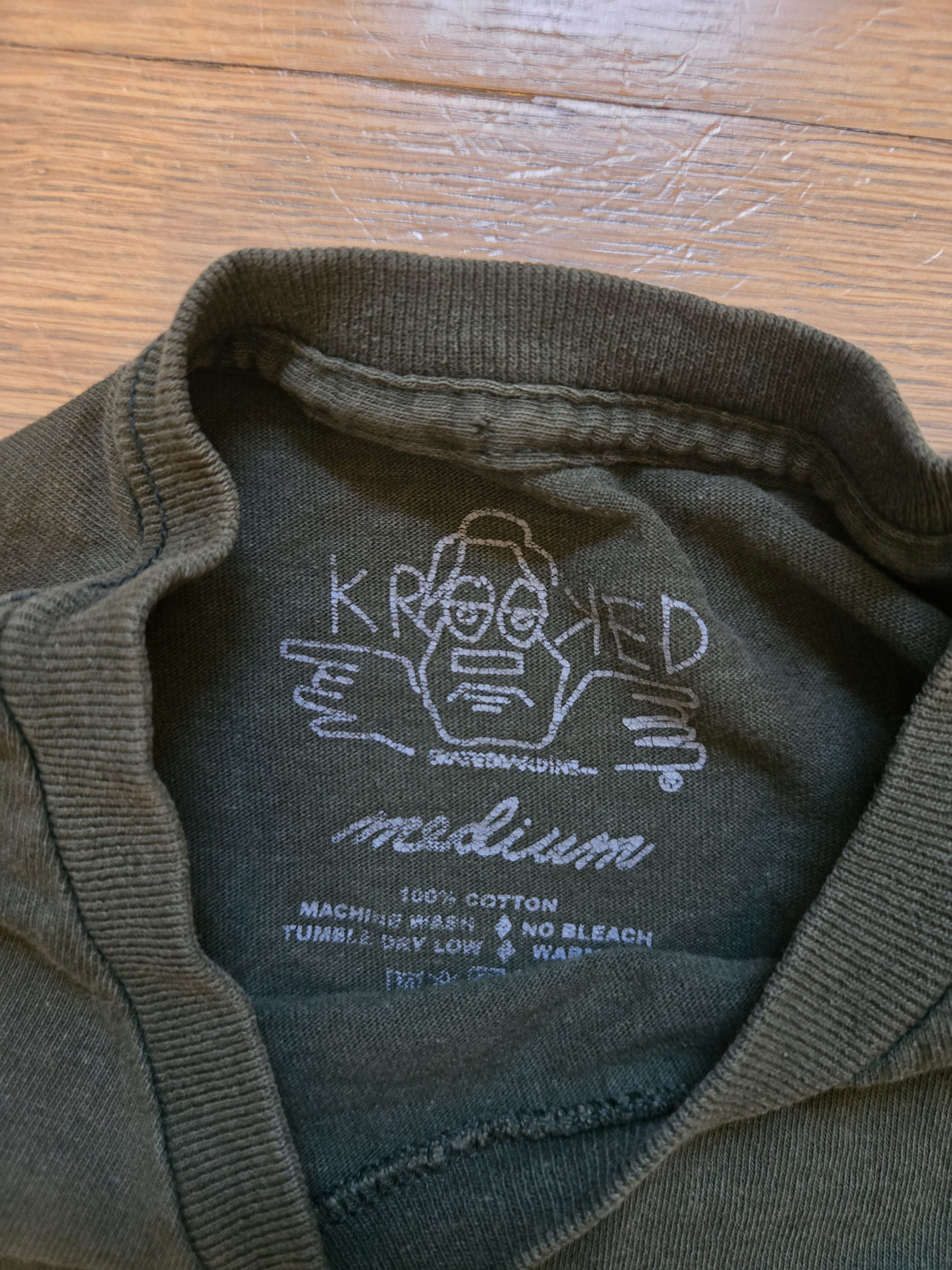 Krooked Krooked Green Tee Size US M / EU 48-50 / 2 - 3 Thumbnail