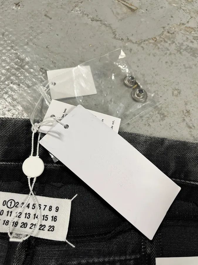 Maison Margiela × Vintage SS2021 Maison Margiela Black Destructured Denim Jeans Size US 30 / EU 46 - 14 Thumbnail