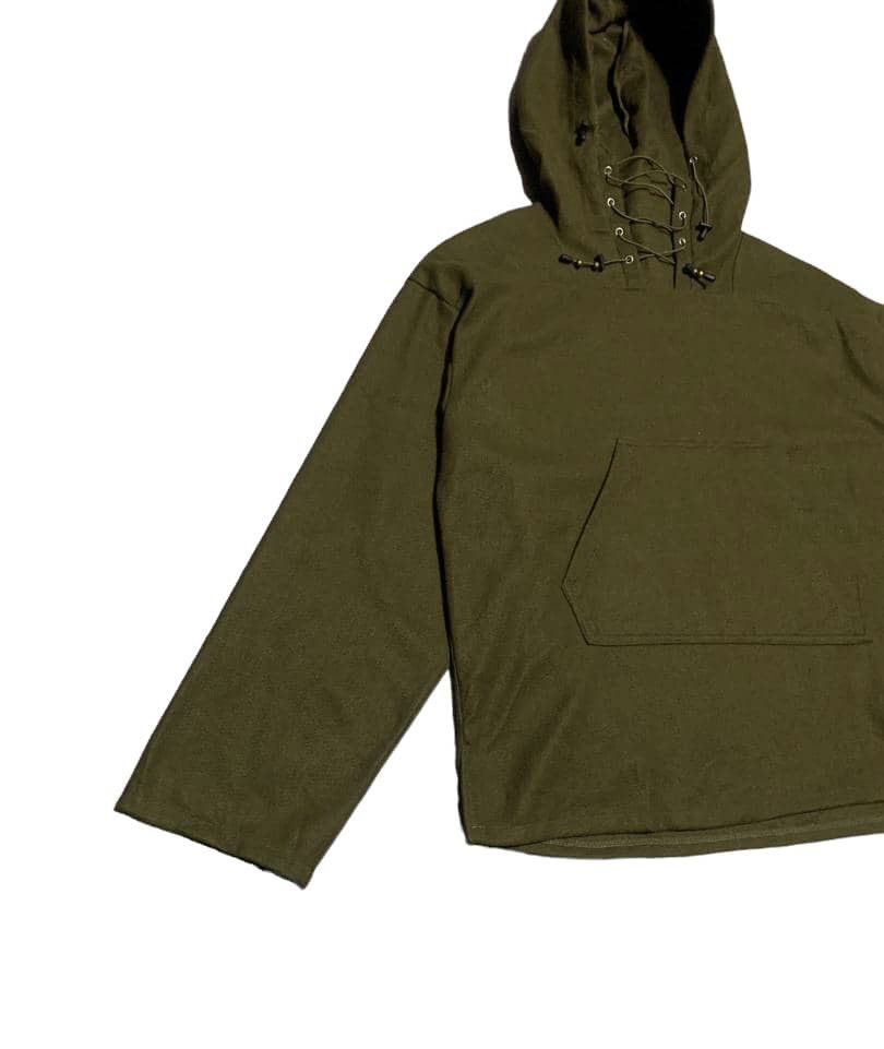 If Six Was Nine Vintage Army Green Hoodie Over Size Size US XXL / EU 58 / 5 - 2 Thumbnail