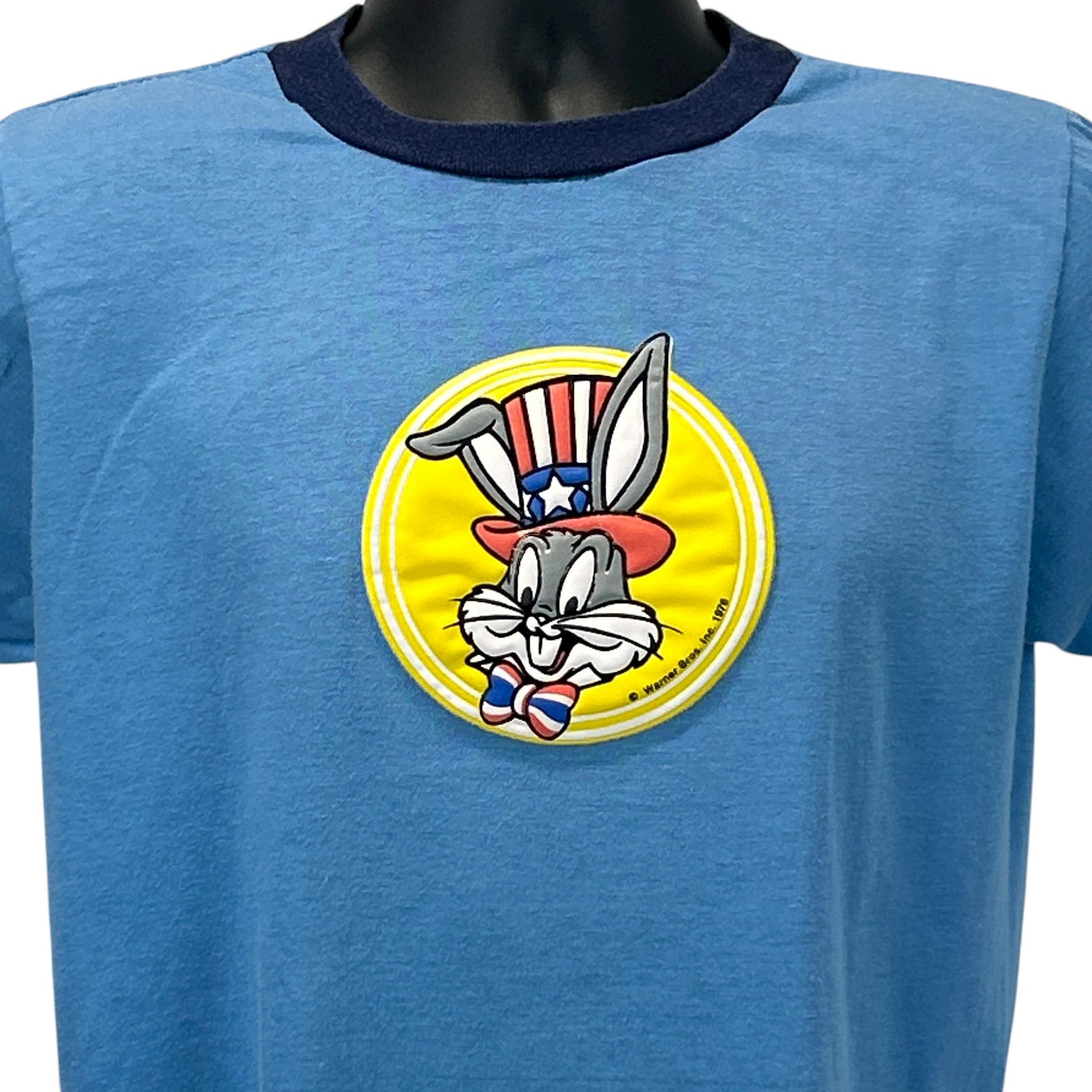 Vintage Vintage 70s Bugs Bunny USA T Shirt Patriotic M Medium Size US M / EU 48-50 / 2 - 1 Thumbnail