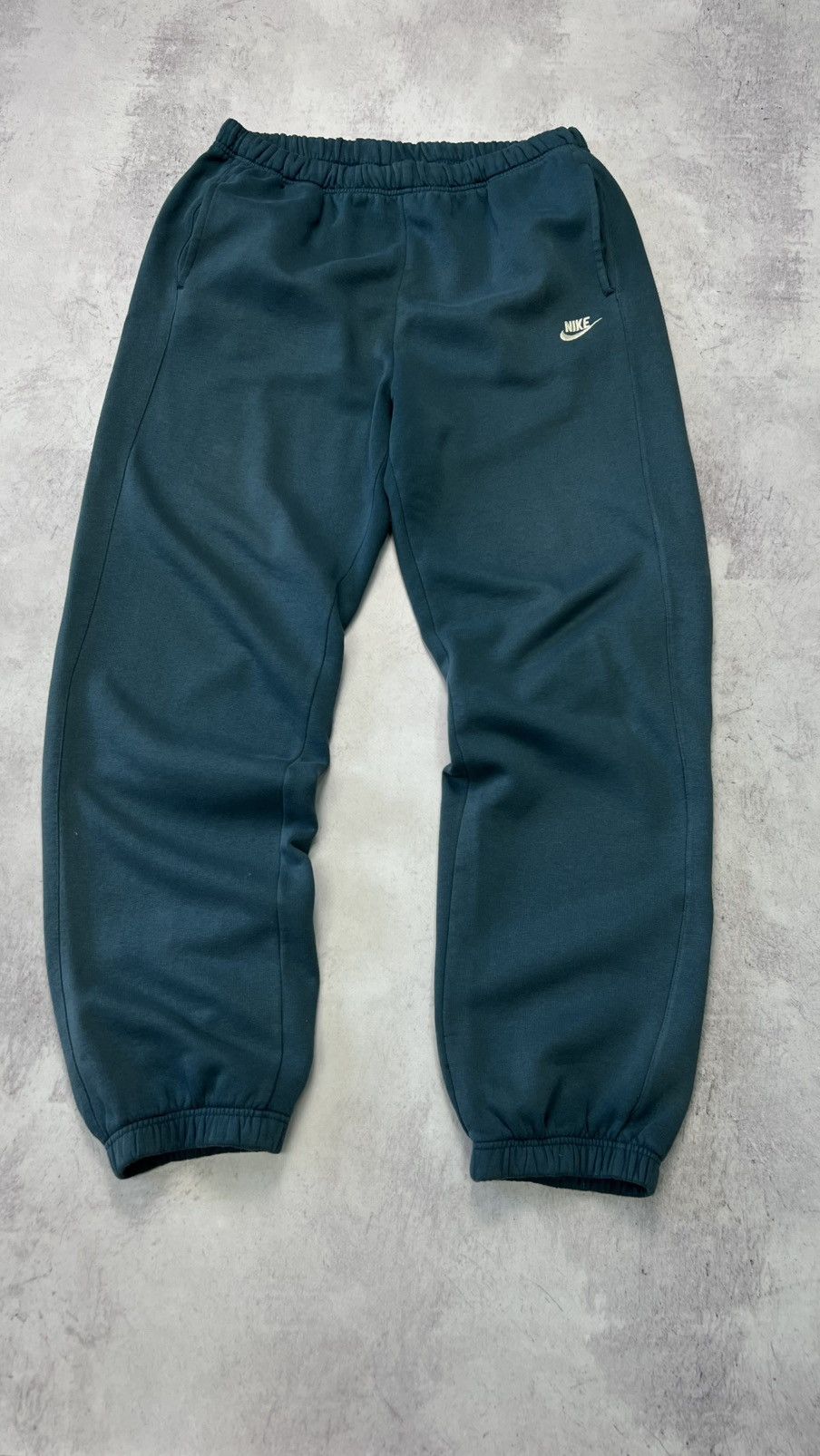 Nike × Vintage Crazy 90s Vintage Baggy Green Nike Sweatpants Y2K Size US 32 / EU 48 - 3 Thumbnail