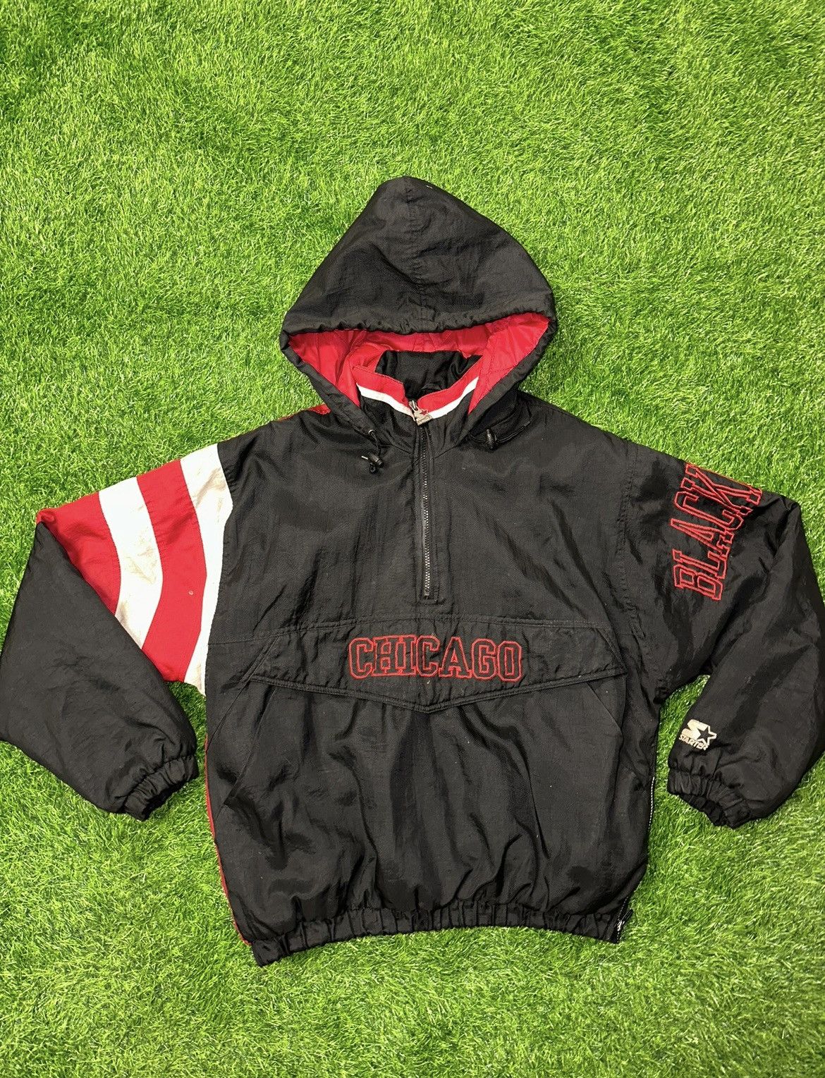 NHL × Starter × Vintage Vintage Starter Nhl Chicago Blackhawks Starter Size XL Size US XL / EU 56 / 4 - 1 Thumbnail