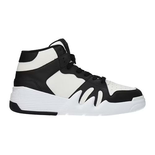 image of Giuseppe Zanotti Ob1O1E0324 Low-Top Sneakers In White/black, Men's (Size 10)