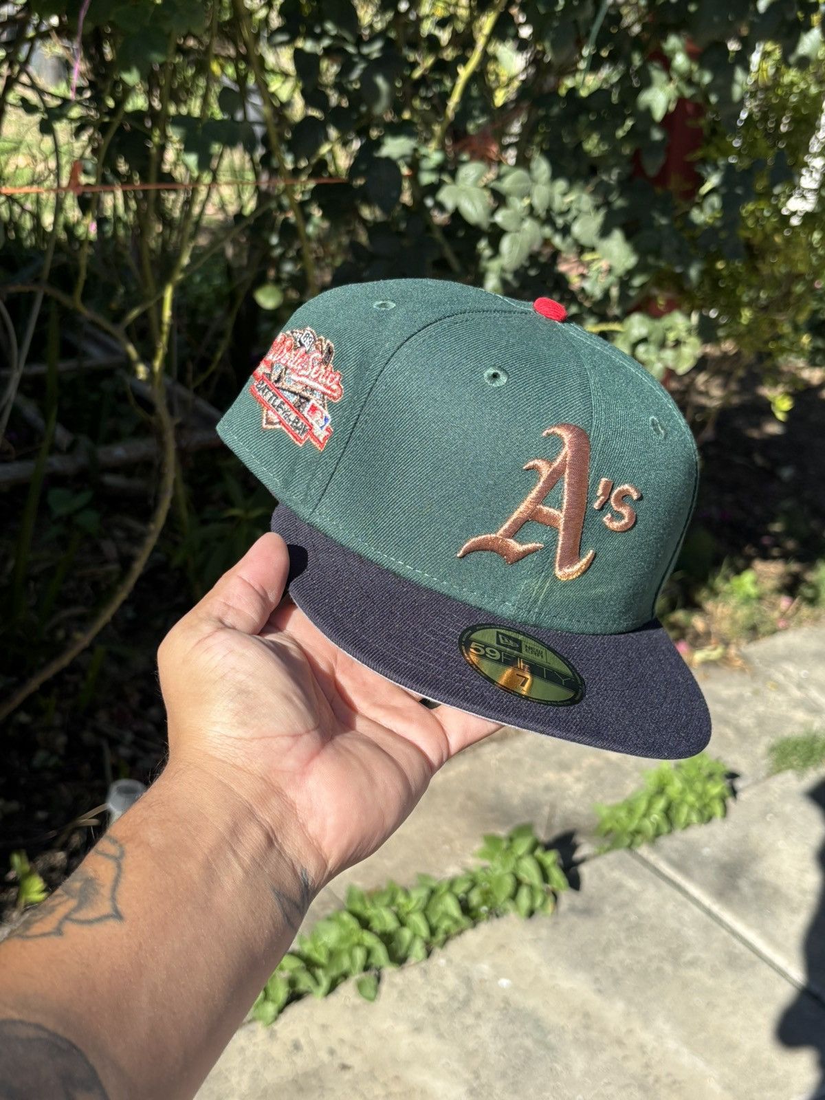 New Era Oakland Athletics sz 7 Size ONE SIZE - 2 Thumbnail