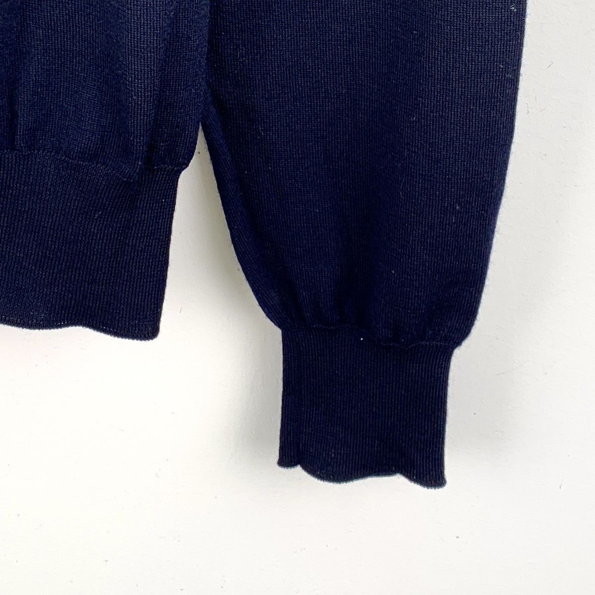 Hermes Hermes Navy Wool Long Sleeve Knit Sweater K26WX Size US S / EU 44-46 / 1 - 5 Thumbnail