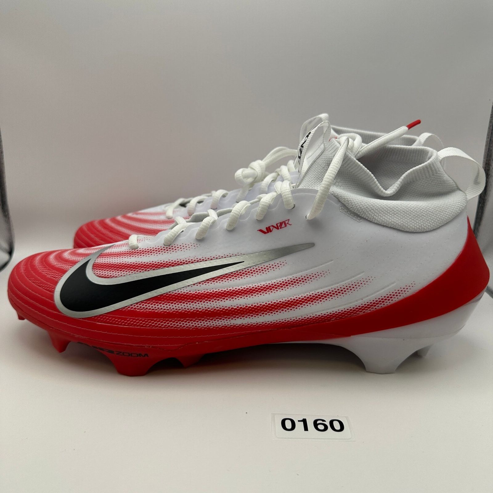 Nike NIKE Men's 14.5 Zoom Air Vapor PRO 1 White/Red Football Size US 14 / EU 47 - 6 Thumbnail