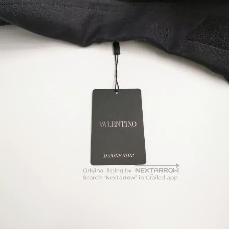Valentino Valentino Cotton solid double-breasted lapel jacket Size L / US 10 / IT 46 - 4 Thumbnail
