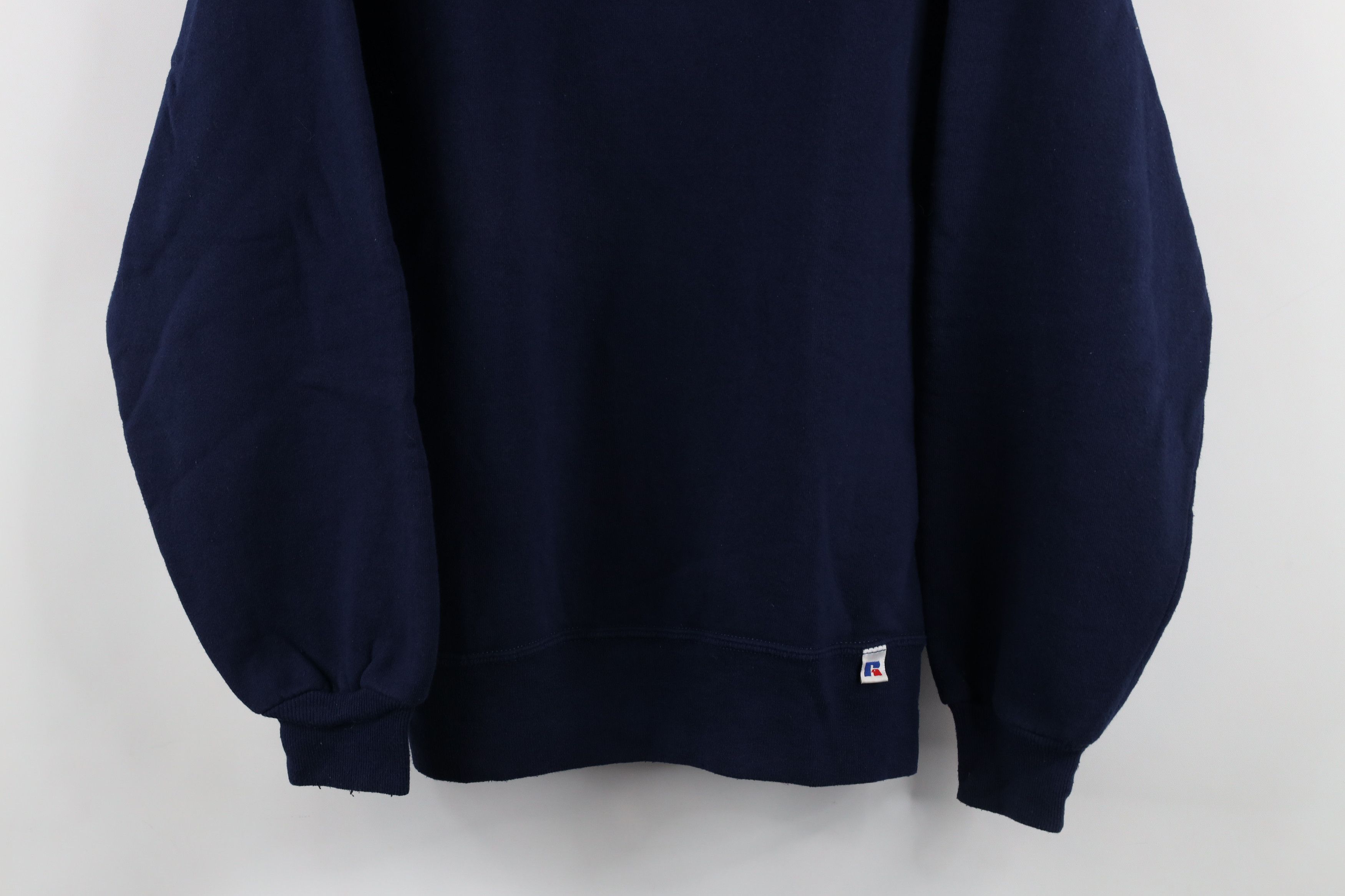 Russell Athletic × Vintage Vintage 90s Russell Athletic Crewneck Sweatshirt Blue USA Size US S / EU 44-46 / 1 - 3 Thumbnail