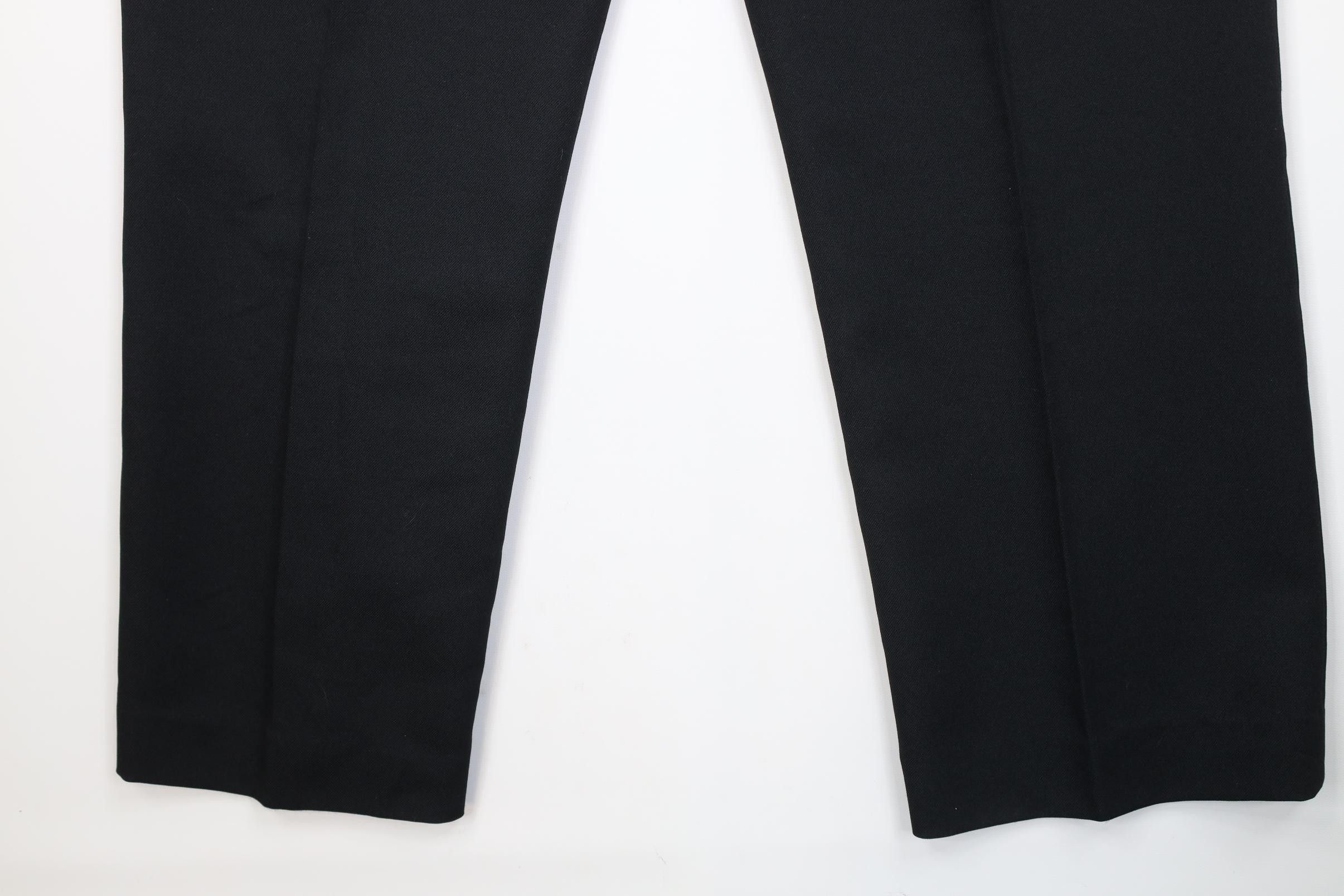 Vintage Vintage 70s Streetwear Flared Wide Leg Chino Pants Black USA Size US 38 / EU 54 - 12 Thumbnail