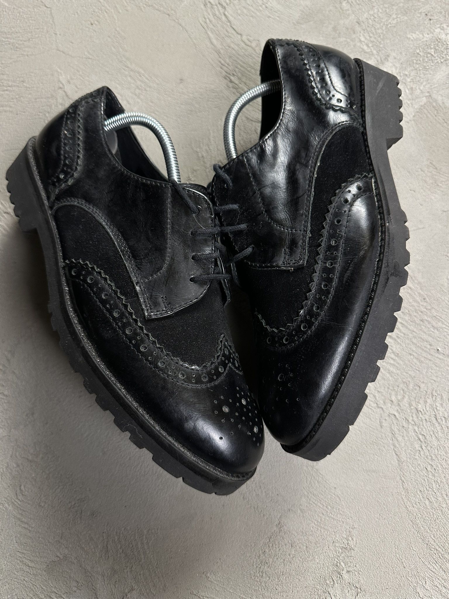 Vintage Vintage Leather Oxford Boots Shoes Oldmoney Size US 7 / EU 40 - 3 Thumbnail