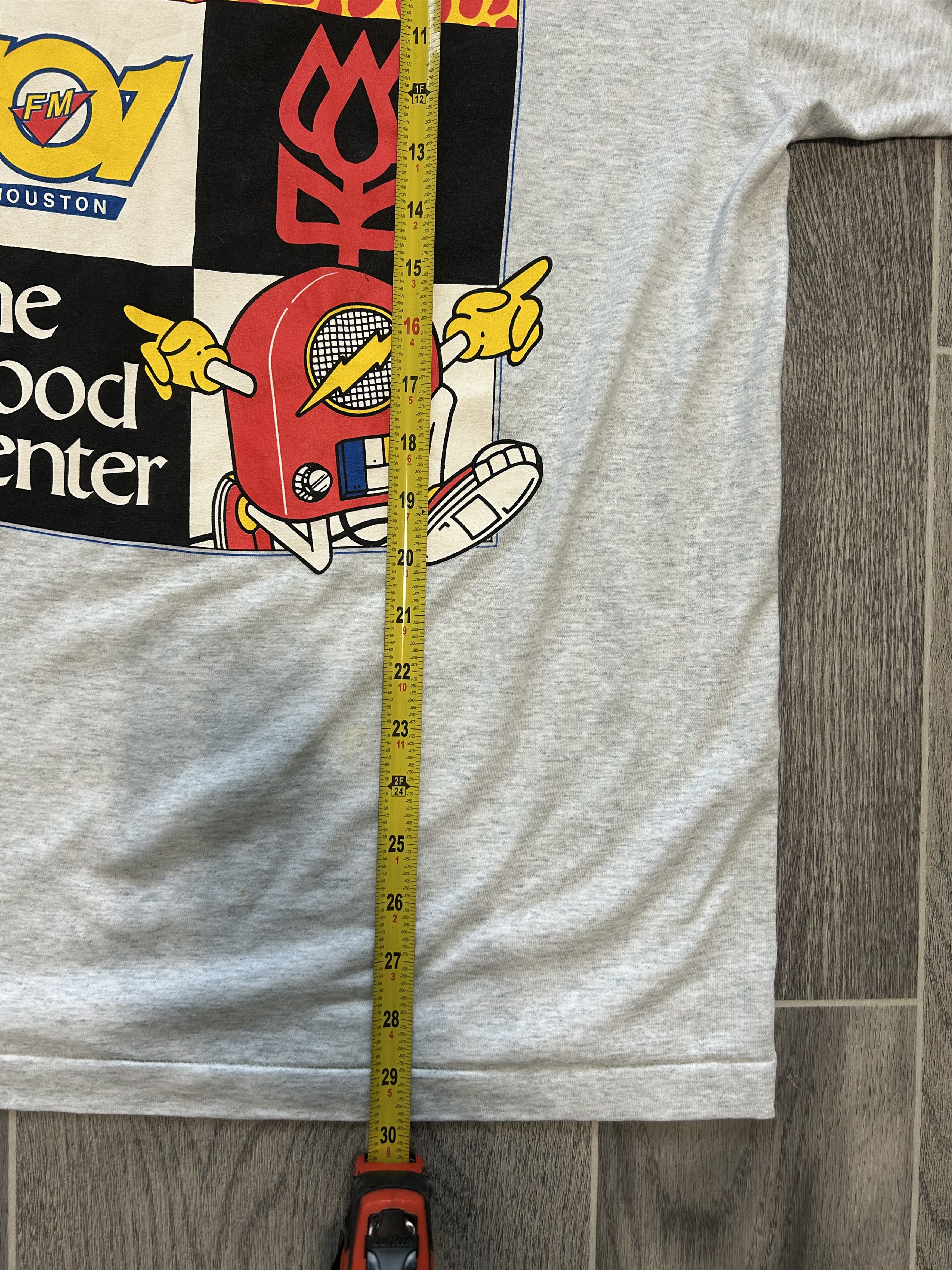 Vintage Vintage 1990S Houston KLOL Rock 101 Blood Drive T-Shirt Size US XL / EU 56 / 4 - 5 Thumbnail