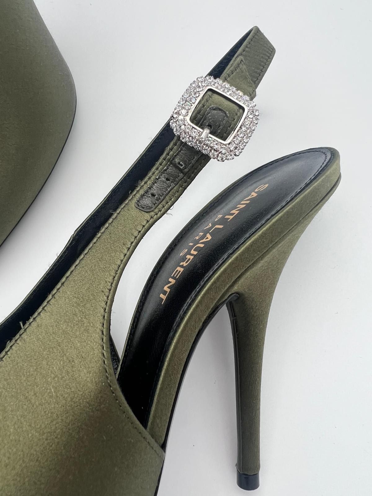 Saint Laurent Paris New Saint Laurent Yasmeen Pump Sandals IT 37/ US 7 Size US 7 / IT 37 - 9 Thumbnail
