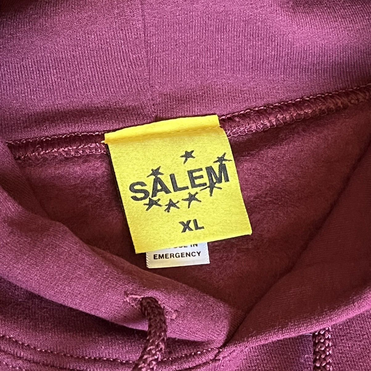 S4LEM S4LEM Salem Midwest Logo Hoodie Burgundy Size US XL / EU 56 / 4 - 5 Thumbnail
