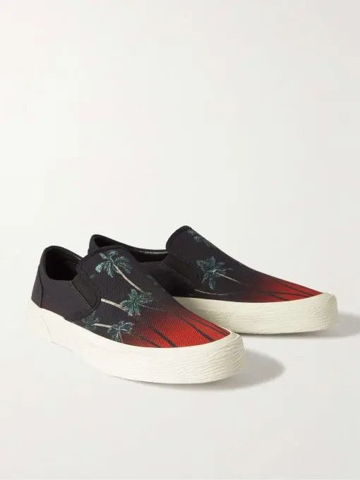 Celine o1bcso1str0724 Flat Slip On 05 Printed Canvas in Multicolor Size US 7 / EU 40 - 2 Thumbnail